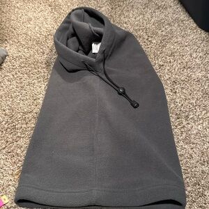 Super-soft & warm fleece drawstring hood/neck warmer - OSFA - EUC!